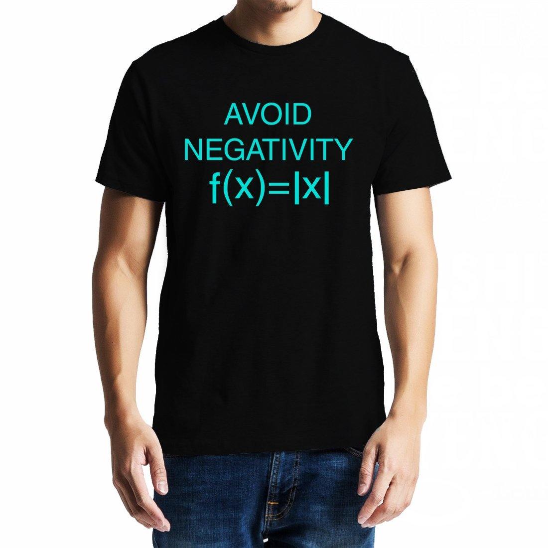 Avoid Negativity Maths Funny T-Shirt For Men –