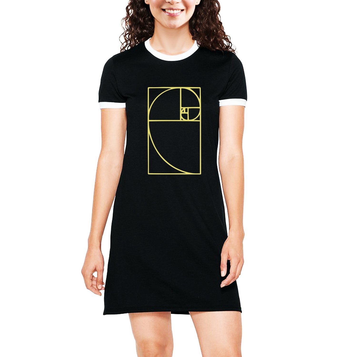 Golden Spiral , Fibonacci Spiral , Math , Women's Dress - GeekDawn Golden Spiral , Fibonacci Spiral , Math , Women's Dress - GeekDawn