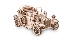EWA Eco-Wood-Art Retro Car Kit l Wooden 3D Puzzle DIY Mechanical Kit - GeekDawn