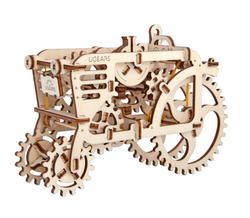 Ugears "Tractor Kit" I DIY Self-Assembly Mechanical Kits For Teens and Adults - GeekDawn