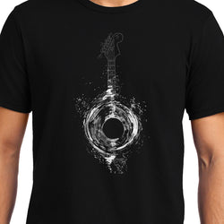 Blackhole Guitar, Unisex Graphic T-Shirt