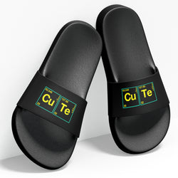 Elemental CUTE , Slides / Slider Slippers , Black