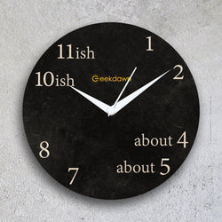 Fibonacci Spiral Wall Clock,  (Wooden/MDF) , 9 by 9 Inches - GeekDawn