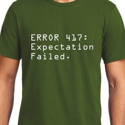 Error 417 : Expectation Failed , Programming , Coding  , Unisex Graphic T-Shirt