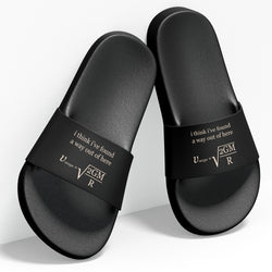 Escape Velocity , Slides / Slider Slippers , Black