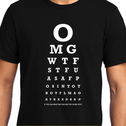 Eye test, Funny Quotes, Unisex Graphic T-Shirt