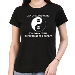 Zen of Accounting , Yin Yang , Accounting , Women's Top