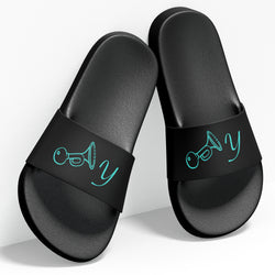 Horny,  Slides / Slider Slippers , Black