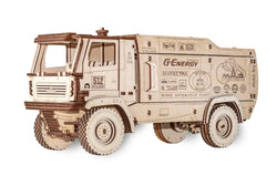 EWA Eco-Wood-Art MAZ 5309RR Rally Truck Kit l Wooden 3D Puzzle DIY Mechanical Kit - GeekDawn