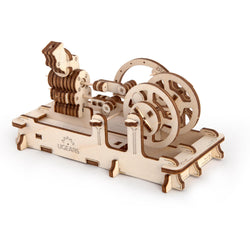 Ugears "Pneumatic Engine Kit" I DIY Self-Assembly Mechanical Kits For Teens and Adults - GeekDawn