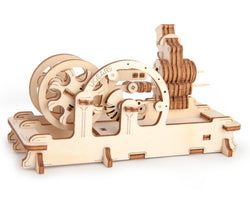 Ugears "Pneumatic Engine Kit" I DIY Self-Assembly Mechanical Kits For Teens and Adults - GeekDawn