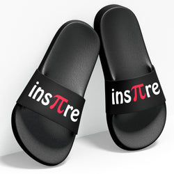 Inspire, Pie, Math,  Slides / Slider Slippers , Black