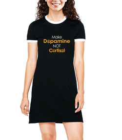 Make Dopamine Not Cortisol, Make Love Not War ,  Women's Dress - GeekDawn