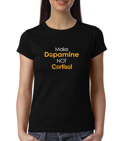 Make Dopamine Not Cortisol, Make Love Not War , Women's Top - GeekDawn