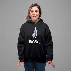 NASA Glitch, Space, Hoodie / Sweatshirt