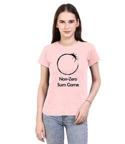 Non Zero Sum Game , Arrival  , Game Theory , Math  Women's Top - GeekDawn
