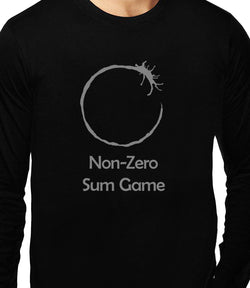 Non Zero Sum Game , Arrival  , Game Theory , Full Sleeves T Shirt - GeekDawn