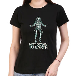 Not Down To Earth, Space ,Women's Top
