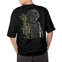 Science Bae, Albert Einstein, Oversized Unisex T-Shirt