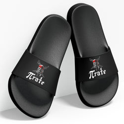 Pirate, Math,  Slides / Slider Slippers , Black