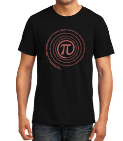 Pi Spiral ,Mathematics,  Unisex Graphic T-Shirt