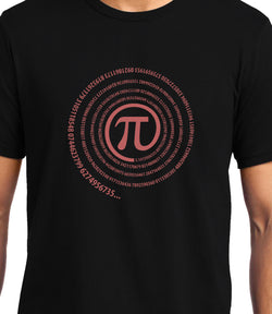 Pi Spiral ,Mathematics,  Unisex Graphic T-Shirt