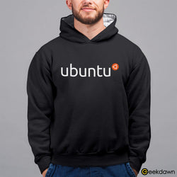 Ubuntu Logo 1, Programming, Ubuntu, Hoodie / Sweatshirt, Black - GeekDawn