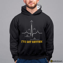 Rhythm, Biology, Hoodie / Sweatshirt, Black - GeekDawn