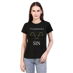 I committed a Sin , Math , Women's Top - GeekDawn