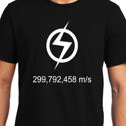 Speed of Light, Physics, Unisex Graphic T-Shirt