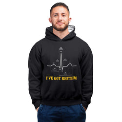 Rhythm, Biology, Hoodie / Sweatshirt, Black - GeekDawn