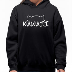 Kawaii, Hoodie / Sweatshirt, Black - GeekDawn