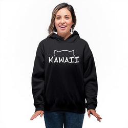 Kawaii, Hoodie / Sweatshirt, Black - GeekDawn