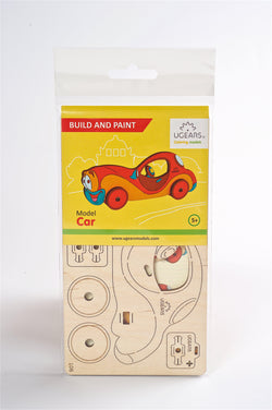 Ugears 4Kids Coloring Model "Car Kit" I DIY Self-Assembly Coloring Kit for Kids - GeekDawn