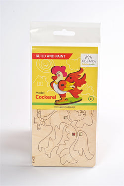 Ugears 4Kids Coloring Model "Cockerel Kit" I DIY Self-Assembly Coloring Kit for Kids - GeekDawn
