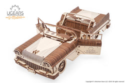 Ugears "Dream Cabriolet VM-05 Kit" I DIY Self-Assembly Mechanical Kits For Teens and Adults - GeekDawn