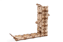 Ugears "Modular Dice Tower" device kit for tabletop games I DIY Self-Assembly Mechanical Kits For Teens and Adults - GeekDawn