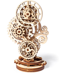 Ugears "Steampunk Clock" I DIY Self-Assembly Mechanical Kits For Teens and Adults - GeekDawn