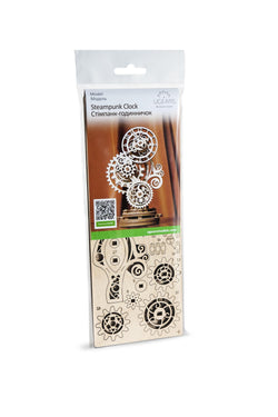Ugears "Steampunk Clock" I DIY Self-Assembly Mechanical Kits For Teens and Adults - GeekDawn
