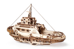 Ugears "Tugboat Kit" I DIY Self-Assembly Mechanical Kits For Teens and Adults - GeekDawn