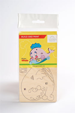 Ugears 4Kids Coloring Model "Whale Kit" I DIY Self-Assembly Coloring Kit for Kids - GeekDawn