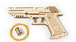 Ugears "Wolf-01 Handgun Kit" I DIY Self-Assembly Mechanical Kits For Teens and Adults - GeekDawn