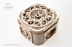 Ugears "Treasure Box Kit" I DIY Self-Assembly Mechanical Kits For Teens and Adults - GeekDawn
