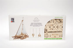 Ugears "Trimaran Merihobus Kit" I DIY Self-Assembly Mechanical Kits For Teens and Adults - GeekDawn