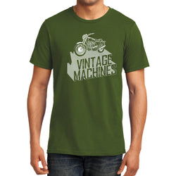 Vintage Machine, Biker, Unisex Graphic T-Shirt