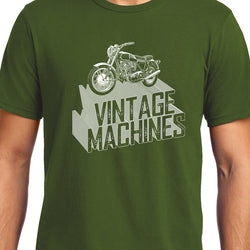 Vintage Machine, Biker, Unisex Graphic T-Shirt