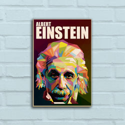 Einstein Wall Art (Wooden)