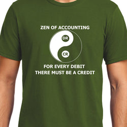 Zen of Accounting , Yin Yang , Accounting , Unisex Graphic T-Shirt
