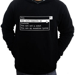 Autocomplete, Hoodie / Sweatshirt, Black - GeekDawn