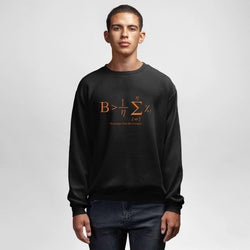 Be Greater Than Average , Round Neck Sweatshirt, Black - GeekDawn